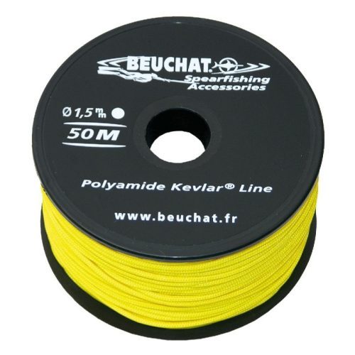 Beuchat Roll nylon KEVLAR 1,5mm - Yellow line