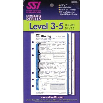 Divelog Refills Level 3-5