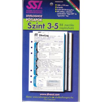 Betét Szintek 3-5 (88 merülés)