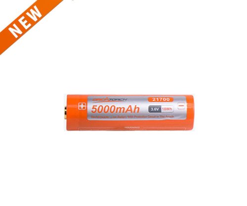 OrcaTorch 21700 USB Battery 5000mAh