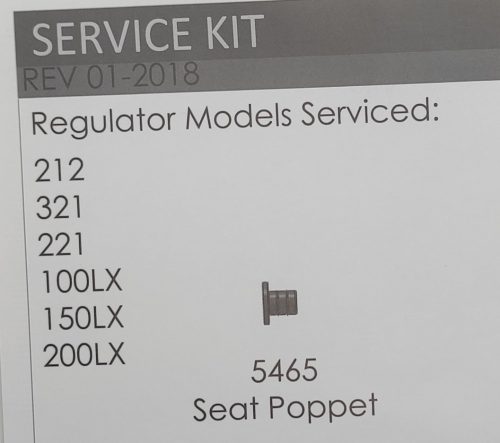 Hollis 212/221/321/ LX 2nd stage service kit