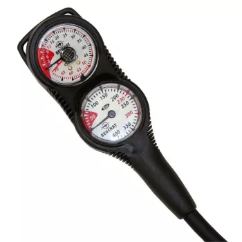   Beuchat 3 Elements Gauge - Depth gauge + Compass + Pressure Gauge