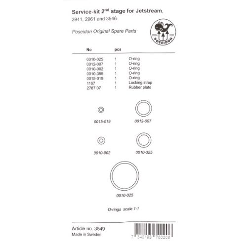 Poseidon Service Kit 2nd Stage Jetstream