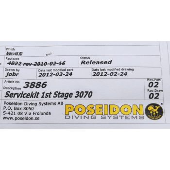 Service Kit 1st Stage 3070