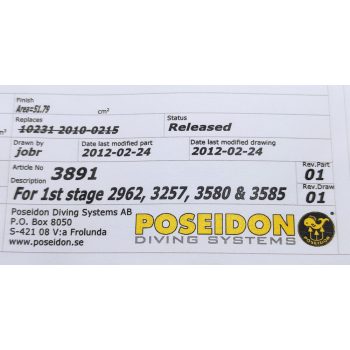 Service kit 1st stage 2962,3257,3580,3585