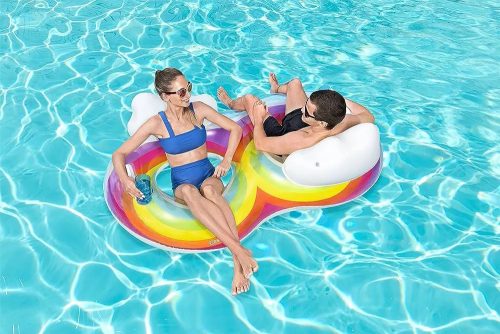 Double swim ring rainbow