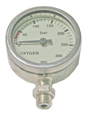 Dirzone SPG 52mm 360bar Oxygen