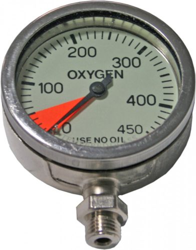 Dirzone SPG 63mm 360bar Oxigén