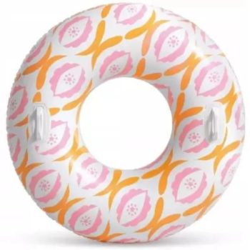Intex Swimming rubber with grip orange/pink pattern