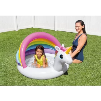 Intex Unicorn inflatable shaded pool