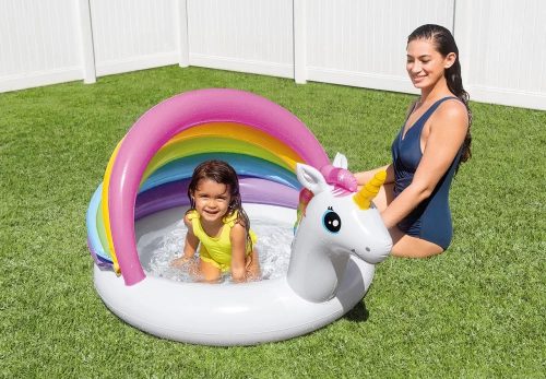 Intex Unicorn inflatable shaded pool