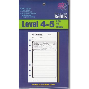 Divelog Refills 4-5