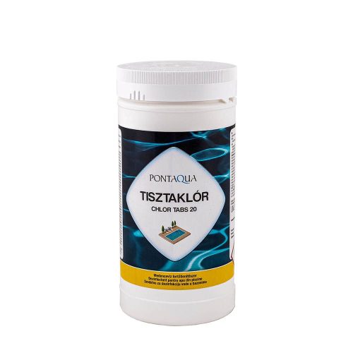 Tistachlor is a slow-dissolving 20 g chlorine tablet