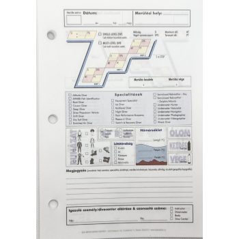 Padi Divers Log betét Haladó