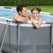 Bestway VANILLA Oval metal frame pool set 305x200x84 cm