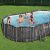 Bestway ESPIRITU wood effect oval metal frame swimming pool set 610 x 366 x 122 cm