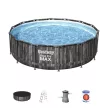 Bestway NAXOS Wood effect metal frame pool set 427x107 cm