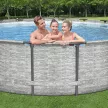 Bestway SAN JUAN stone effect metal frame pool set 549 cm 122 cm