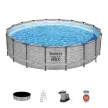 Bestway SAN JUAN stone effect metal frame pool set 549 cm 122 cm