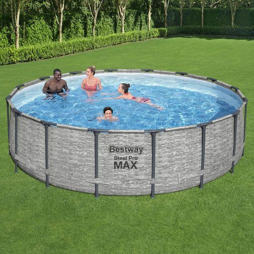 Bestway MONTEGO stone effect metal frame pool set 488 cm x 122 cm