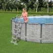 Bestway MONTEGO stone effect metal frame pool set 488 cm x 122 cm