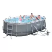 Bestway PUERTO RICO oval metal frame pool set 424 x 250 x 100 cm