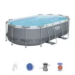 Bestway PUERTO RICO oval metal frame pool set 424 x 250 x 100 cm