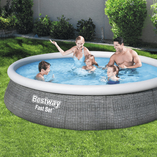 Bestway ST TROPEZ rattan effect, inflatable pool set 396 x 84 cm