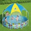 Bestway Panama Metal Frame Children's Pool with Shade 244 x 51 cm