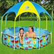 Bestway Panama Metal Frame Children's Pool with Shade 244 x 51 cm