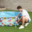 Bestway Panama Metal Frame Children's Pool with Shade 244 x 51 cm