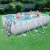 Bestway CAPRI square metal frame pool set 404 x 201 x 100 cm