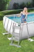 Bestway CAPRI square metal frame pool set 404 x 201 x 100 cm