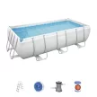 Bestway CAPRI square metal frame pool set 404 x 201 x 100 cm