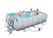 Bestway CAPRI square metal frame pool set 404 x 201 x 100 cm