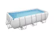 Bestway CAPRI square metal frame pool set 404 x 201 x 100 cm