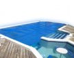 Pontaqua solar cover, oval, 4.19x3.56 m, 400 micron