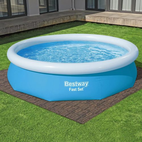 Bestway Pool mat, wood effect 50x50 cm