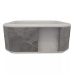 Avenli Philly gray marble pattern inflatable jacuzzi, 210 × 210 × 70 cm, 1300 l, WiFi