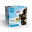 Crystalline extendable light curtain 1.2x1.2m, 144 LEDs, warm white, with transparent cable
