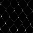 Crystalline extendable LED light net, 2x1m, 96 COOL WHITE LEDs, transparent cable