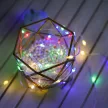 Smart light string, 100 LEDs, transparent cable, USB connection