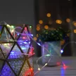 Smart light string, 100 LEDs, transparent cable, USB connection
