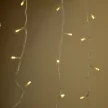Árkád fényfüggöny, meleg fehér, átlátszó kábel, 2x2 méter, 220 LED