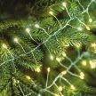 Fairy light garland, silver cable, warm white, 700 LEDs, 7 meters