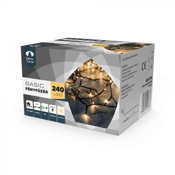   Dekortrend Outdoor LED String Lights with 240 WARM WHITE LEDs
