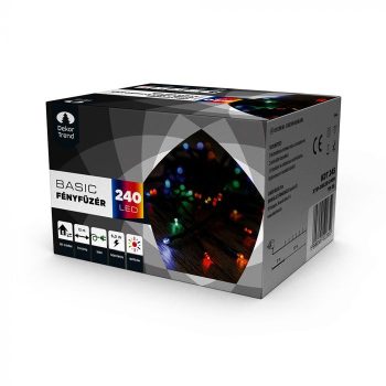 Dekortrend Outdoor LED String Lights with 240 COLORED LEDs