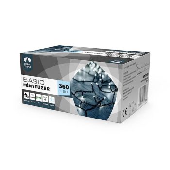   Dekortrend Outdoor LED String Lights with 360 COOL WHITE LEDs