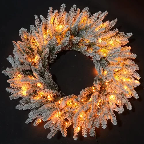 FROZEN LIGHTS Wreath 60 cm