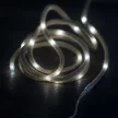 LED rope light string, 20 LEDs, warm white, battery operated